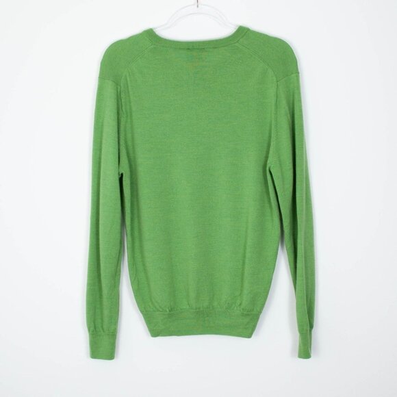 Jos A Bank Merino Wool Green Pullover Sweater Mens Size Large - Picture 5 of 6